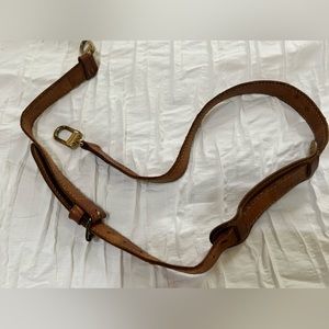 Authentic Louis Vuitton Bandoulière Vintage Leather Shoulder Strap Malletier